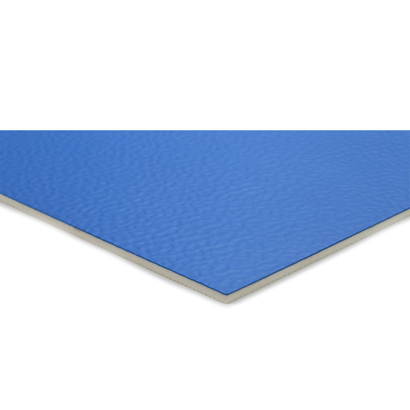 4.7mm珊瑚纹PVC运动地板- 天蓝
