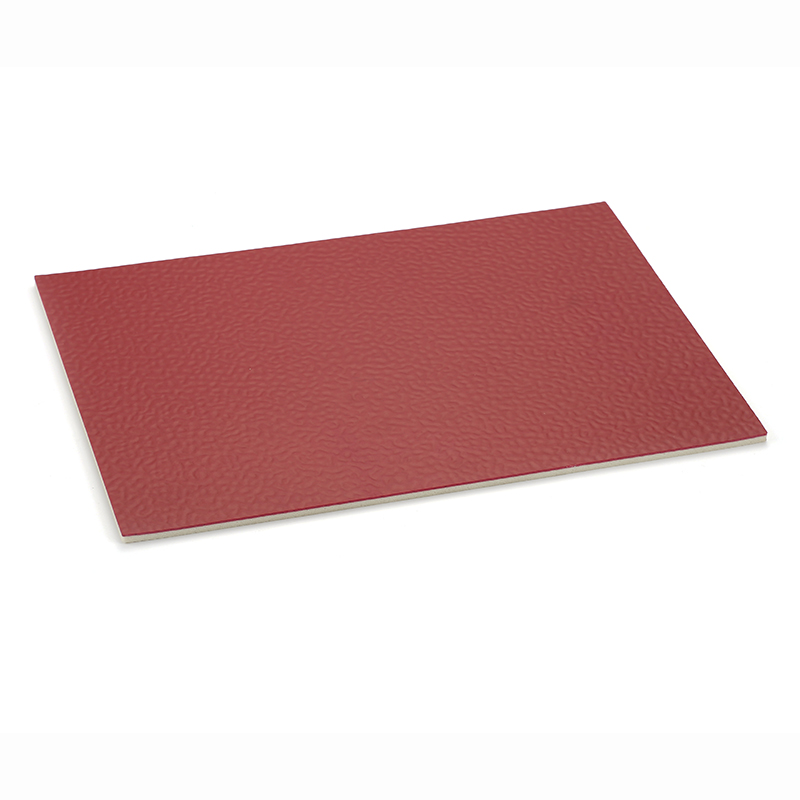 4.7mm珊瑚纹PVC运动地板-红色